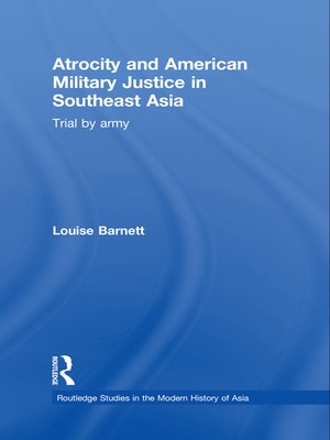 cover image of Atrocity and American Military Justice in Southeast Asia